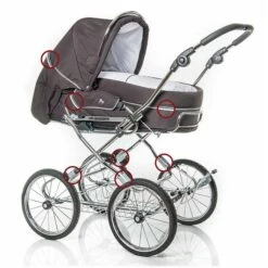 HESBA Condor Coupe Kinderwagen Frei Konfigurierbar -Zwergen Mobil 9002 sicherheitsaustattung tuev 2